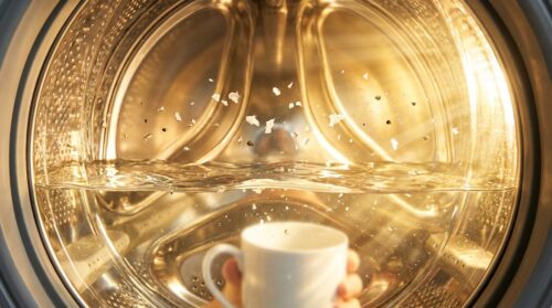 zjistěte, proč čisticí šálek v bubnu pračky účinně odstraňuje vodní kámen a plíseň, a jak udržet pračku v perfektním stavu.